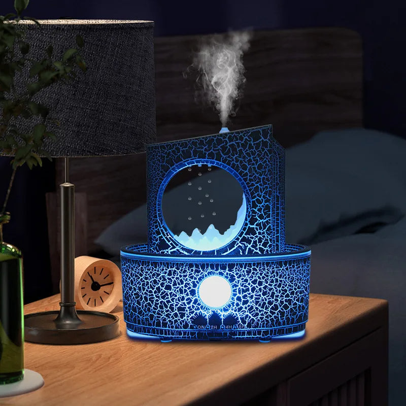 Essential Oil Diffuser Humidifier 6.1 oz Capacity Electric with LED Light and Remote Control 2