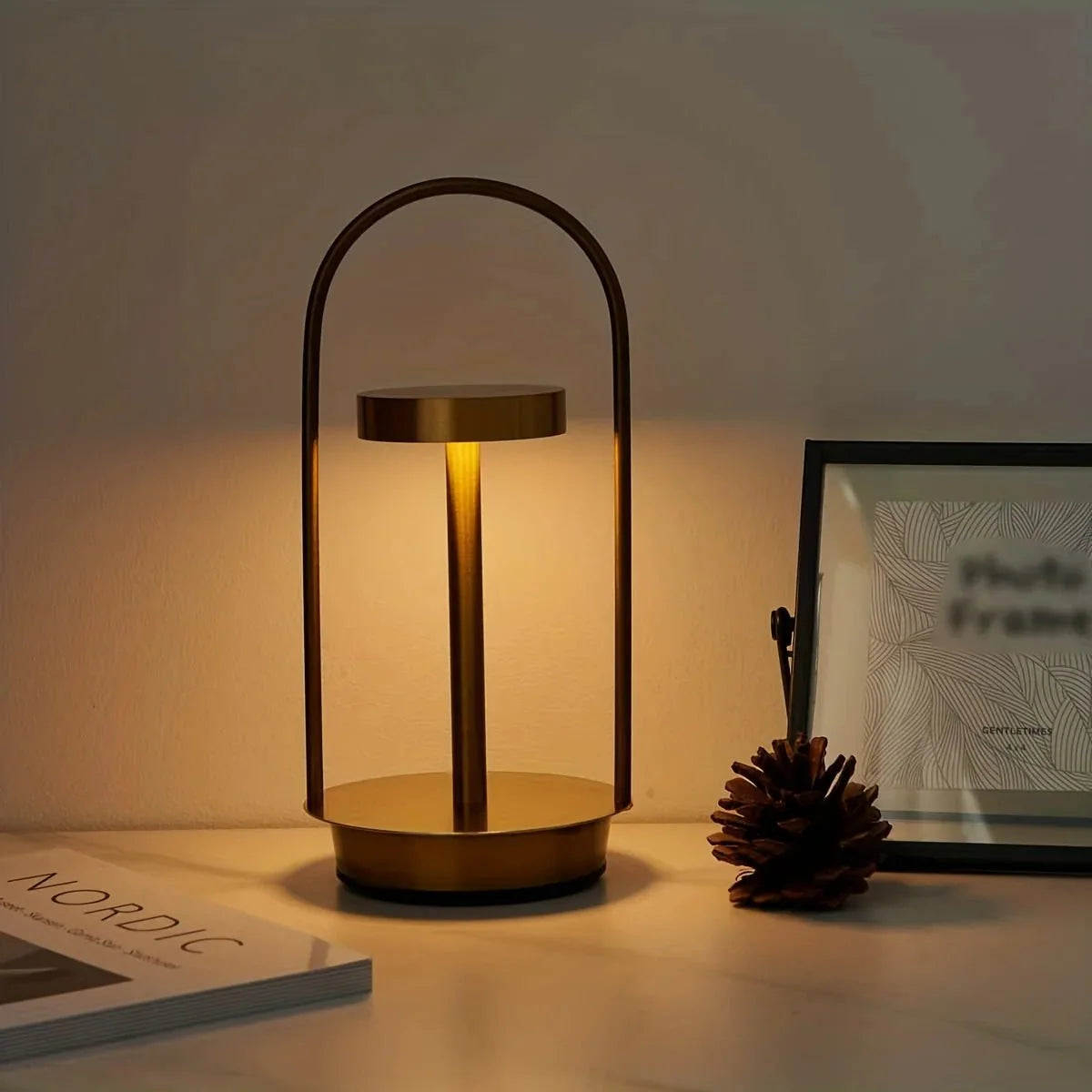 Estraglo LED Table Lamp - Portable, Dimmable, USB & Battery Operated 2
