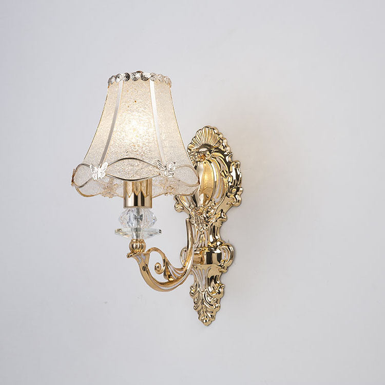 European Resin Iron Wall Sconce - Elegant Bedside Lighting Solution 2