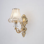 European Resin Iron Wall Sconce - Elegant Bedside Lighting Solution 2