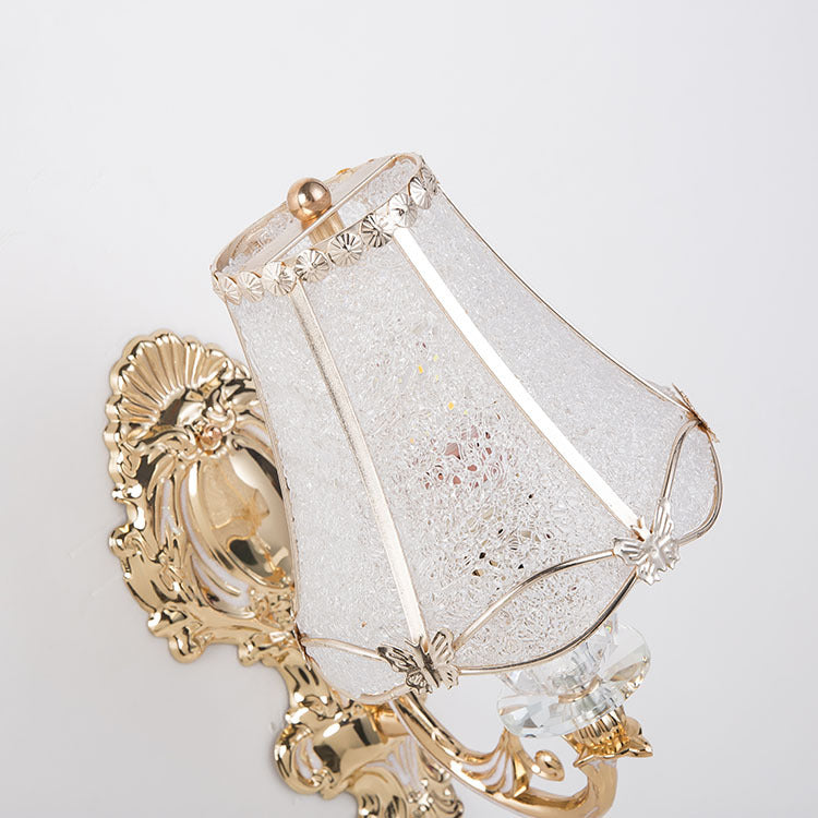 European Resin Iron Wall Sconce - Elegant Bedside Lighting Solution 4