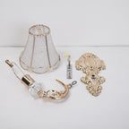 European Resin Iron Wall Sconce - Elegant Bedside Lighting Solution 8