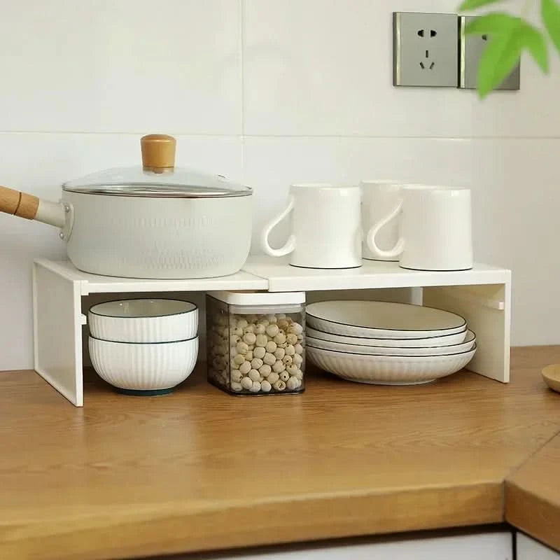 Expandable Kitchen Organizer - Adjustable Multi-Layer Pantry Storage 4