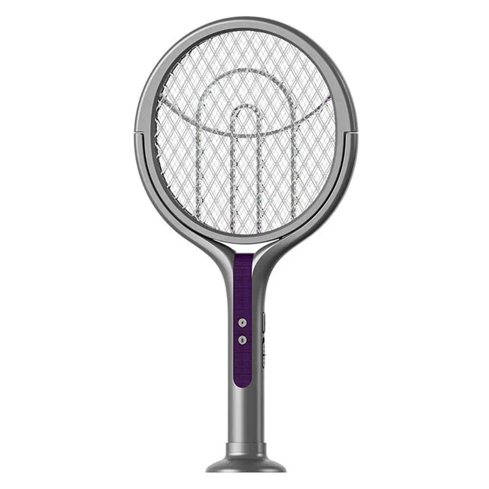 Extendable Electric Mosquito Swatter - USB Rechargeable & Rotating Head 0
