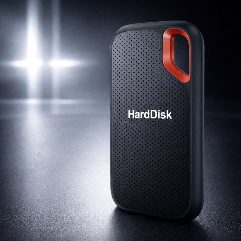 External Hard Drive - High-Speed Portable Metal Storage for Backup 0
