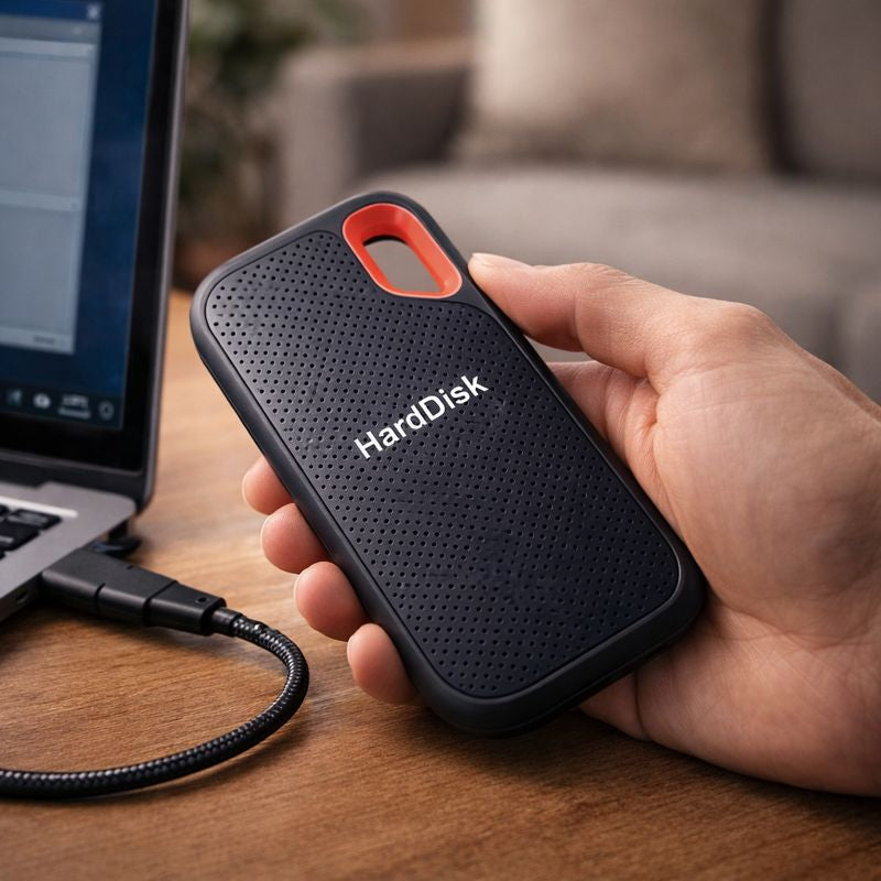 External Hard Drive - High-Speed Portable Metal Storage for Backup 3