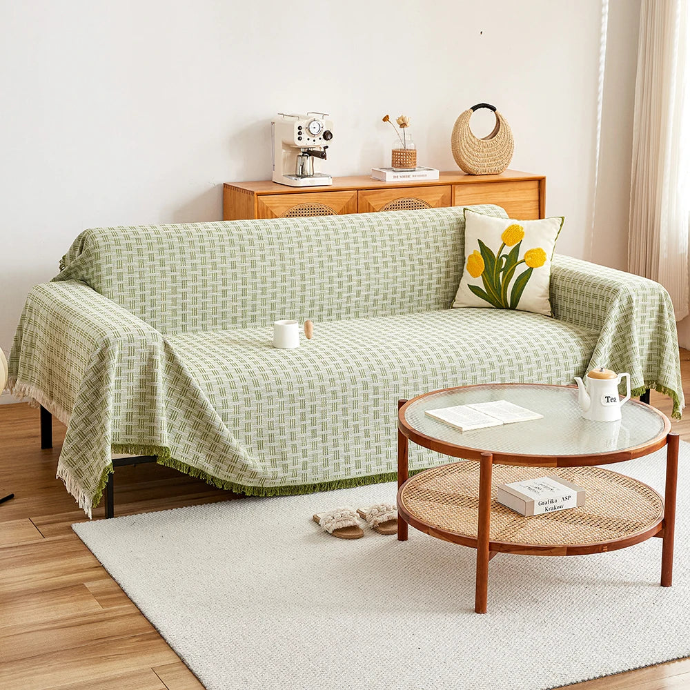 Extra Large Reversible Sofa Cover - Soft, Durable Protection for High Back Sofas 4