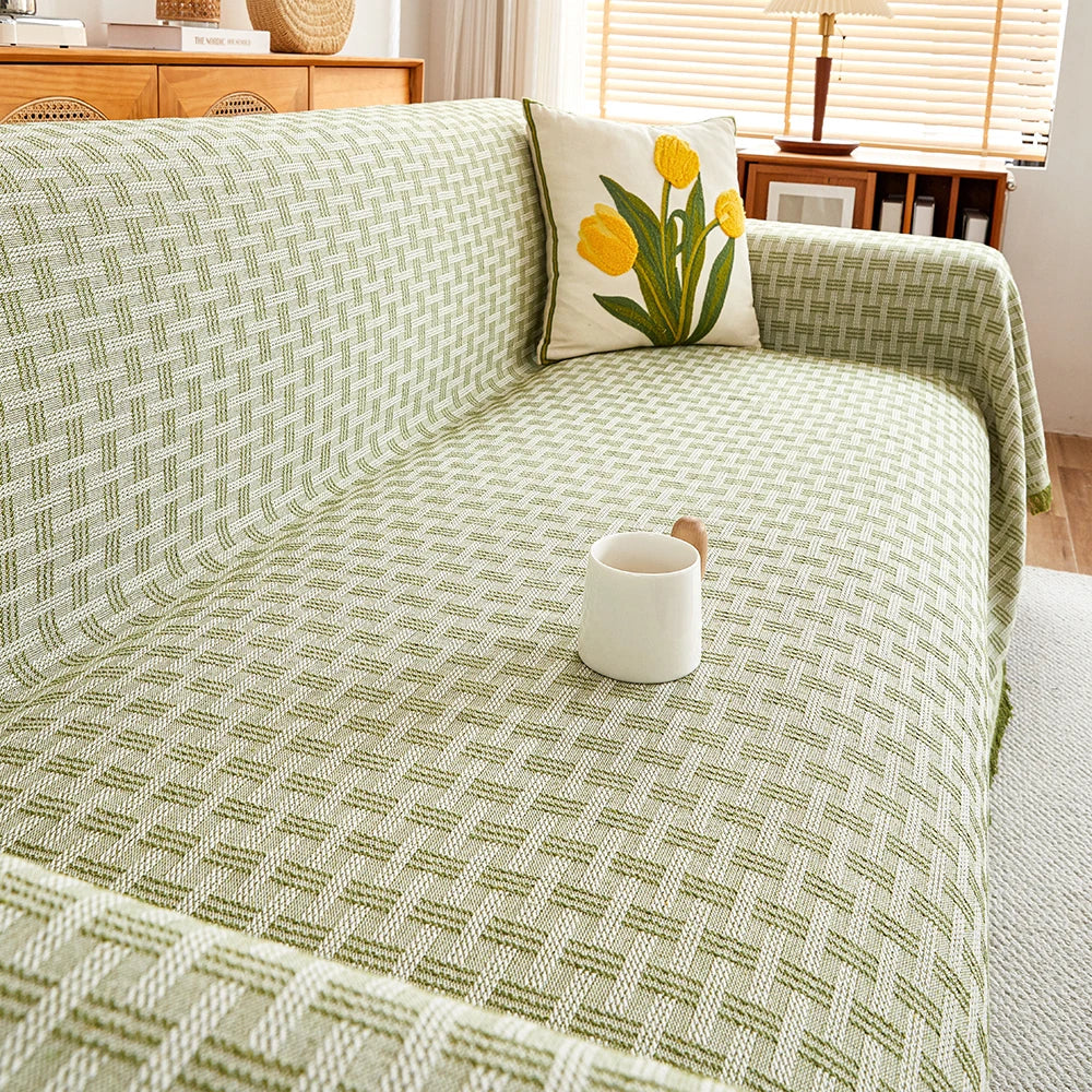 Extra Large Reversible Sofa Cover - Soft, Durable Protection for High Back Sofas 5