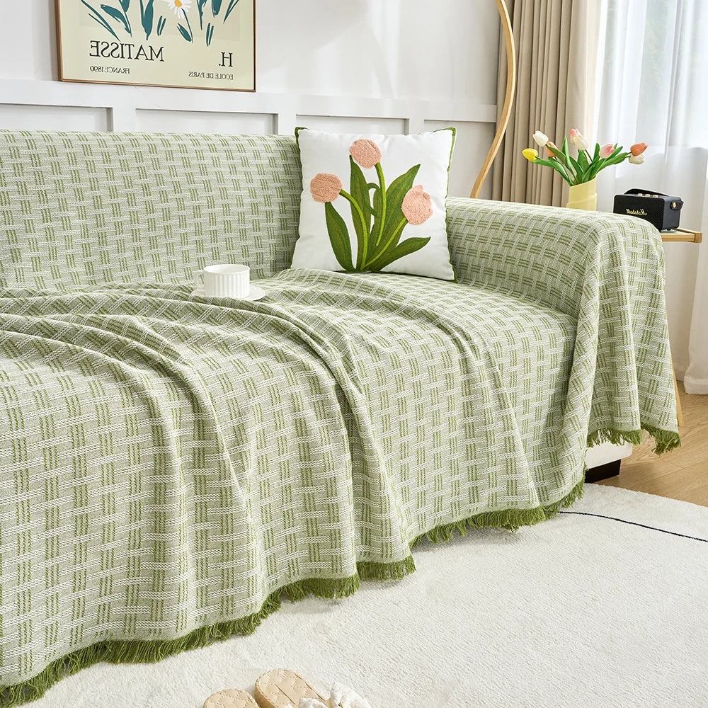 Extra Large Reversible Sofa Cover - Soft, Durable Protection for High Back Sofas 7