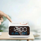 FM Radio Digital Alarm Clock - Dual Alarms, USB Ports & Adjustable Light 3