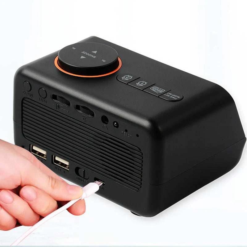FM Radio Digital Alarm Clock - Dual Alarms, USB Ports & Adjustable Light 5