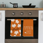 Fall Pumpkin Kitchen Towels - Soft & Absorbent 4-Pack for Seasonal Decor 1