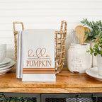 Fall Pumpkin Kitchen Towels - Soft & Absorbent 4-Pack for Seasonal Decor 5