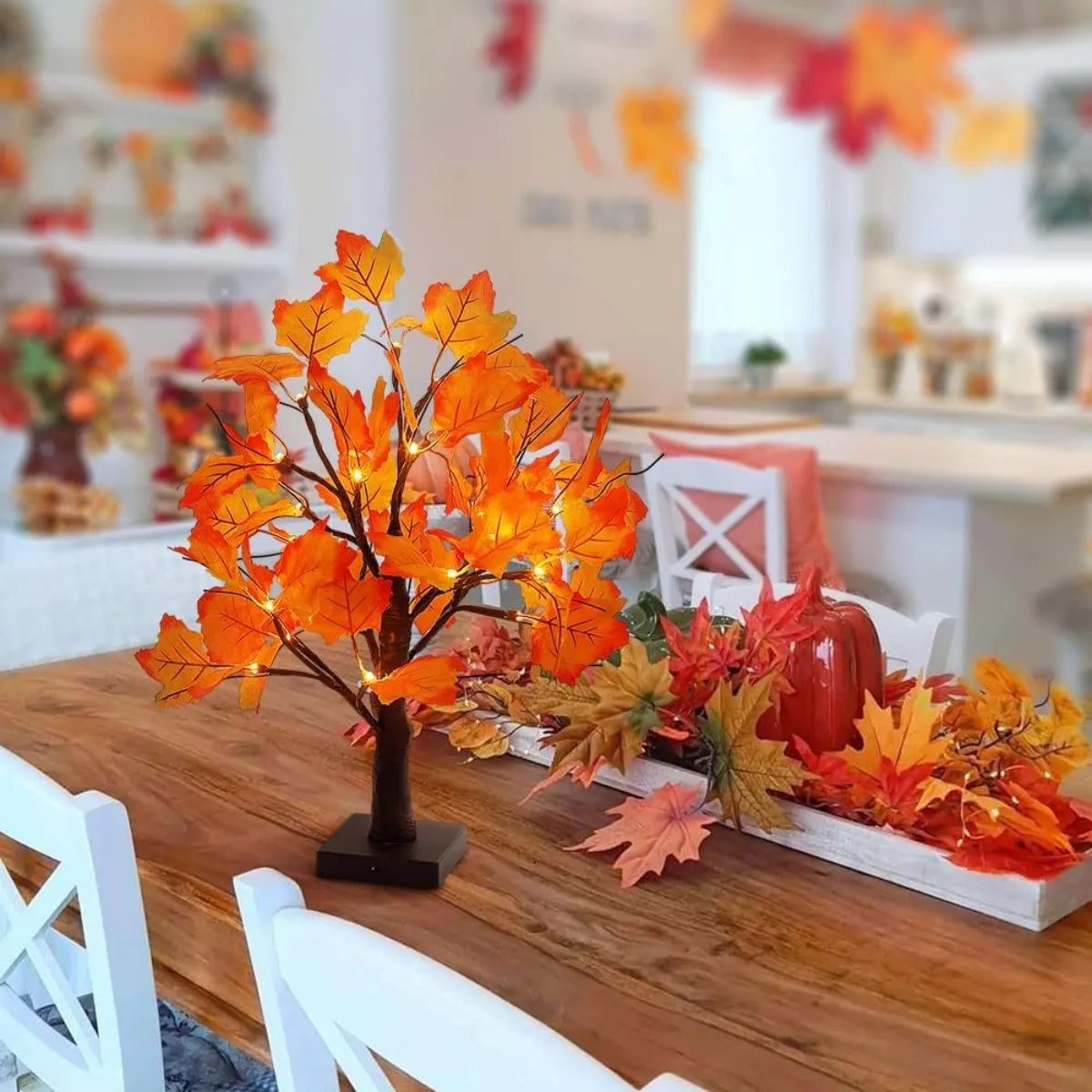 Fall Tree Light - 24 Warm LED Decorative Light with Adjustable Branches 6