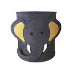 Felt Toy Storage Bag - Durable Organizer for Kids' Stuffed Animals & Toys 0