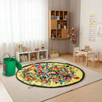Felt Toy Storage Bag - Durable Organizer for Kids' Stuffed Animals & Toys 2