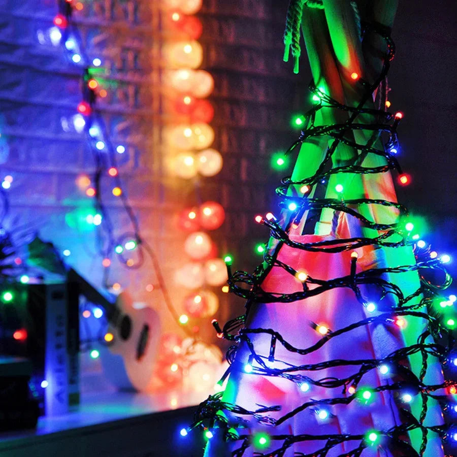 FestLight LED String Lights - 8 Modes Waterproof Fairy Lights for Outdoor Use 2