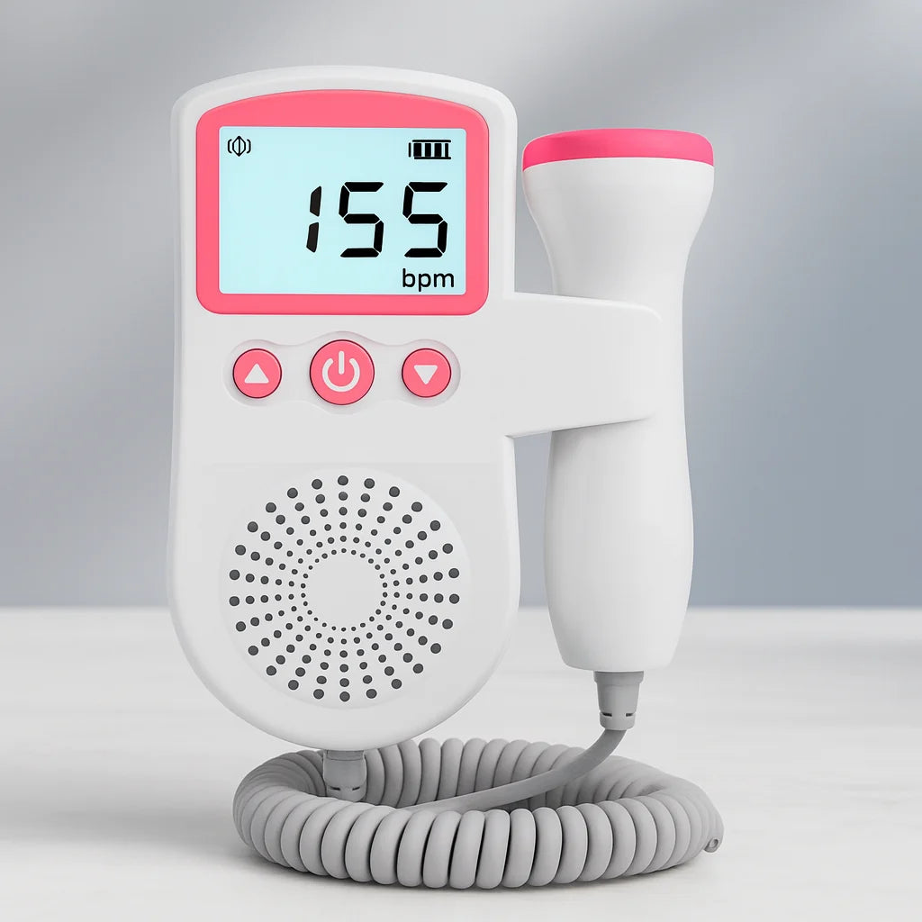 Fetal Doppler Monitor - Accurate Baby Heartbeat Tracking from 12 Weeks 0