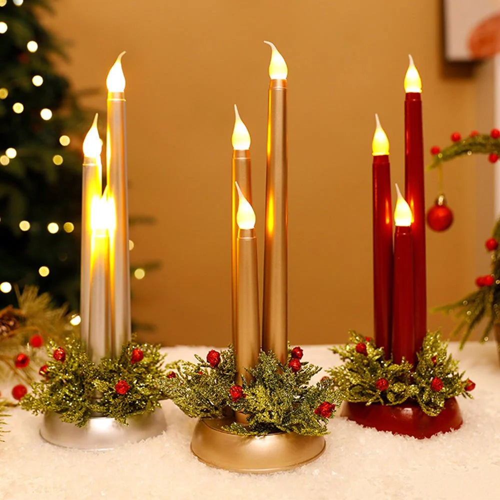 Flameless LED Candle with Remote Control – Realistic Flickering Light, Battery Operated for Safe Holiday Décor 1