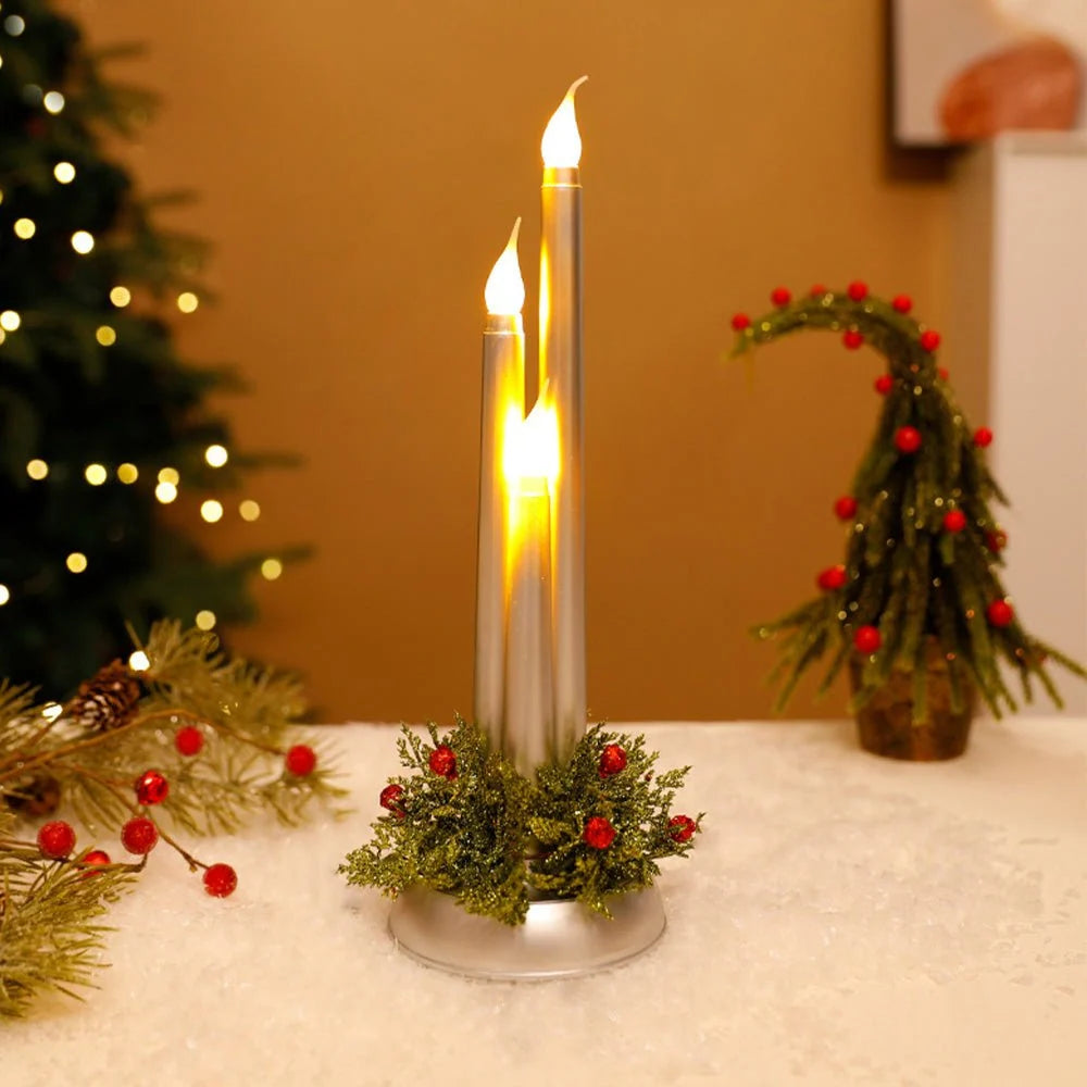 Flameless LED Candle with Remote Control – Realistic Flickering Light, Battery Operated for Safe Holiday Décor 2