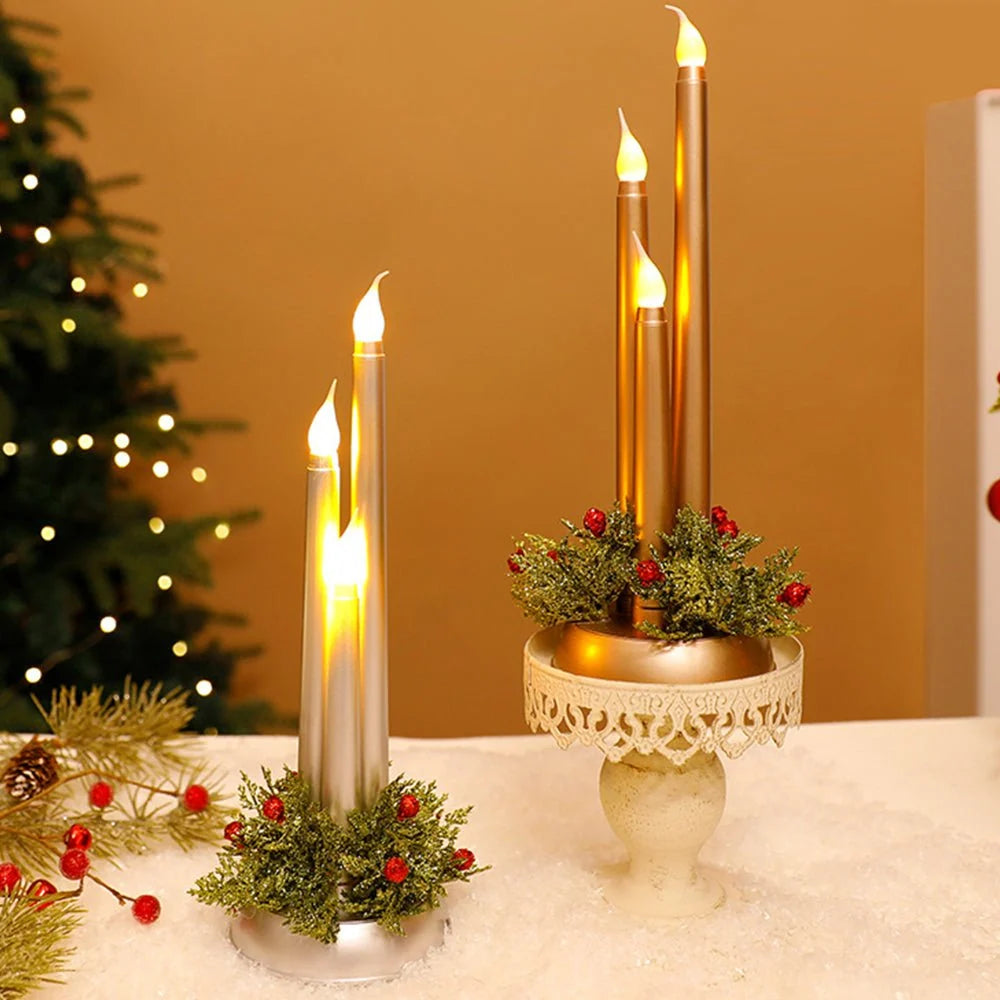 Flameless LED Candle with Remote Control – Realistic Flickering Light, Battery Operated for Safe Holiday Décor 3