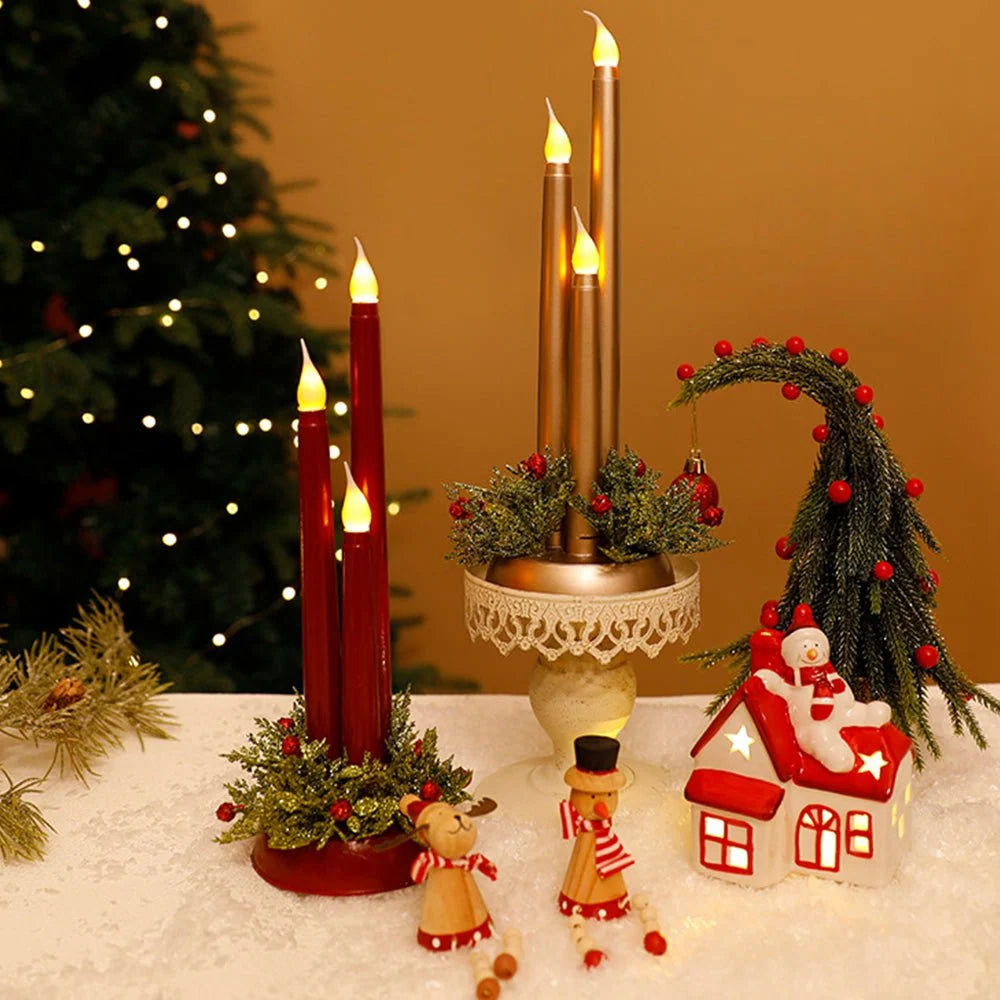 Flameless LED Candle with Remote Control – Realistic Flickering Light, Battery Operated for Safe Holiday Décor 5