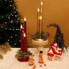Flameless LED Candle with Remote Control – Realistic Flickering Light, Battery Operated for Safe Holiday Décor 5