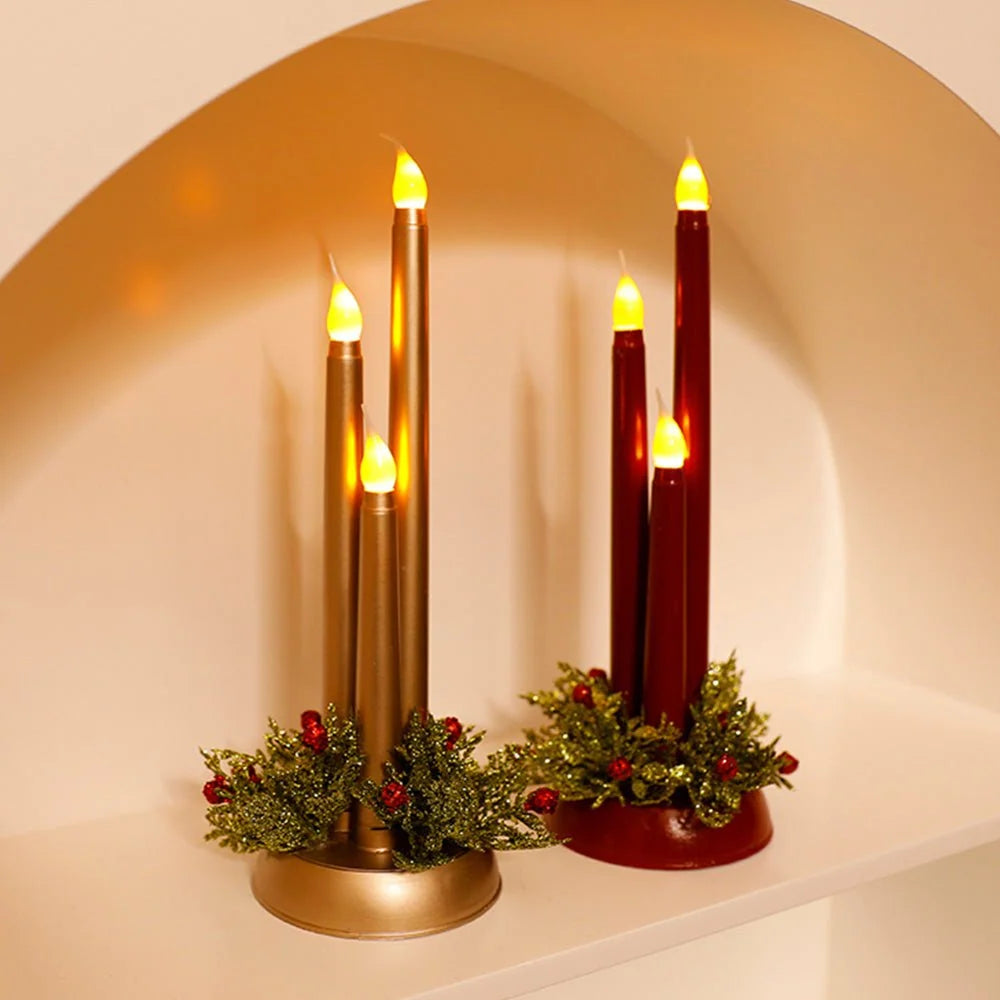 Flameless LED Candle with Remote Control – Realistic Flickering Light, Battery Operated for Safe Holiday Décor 6