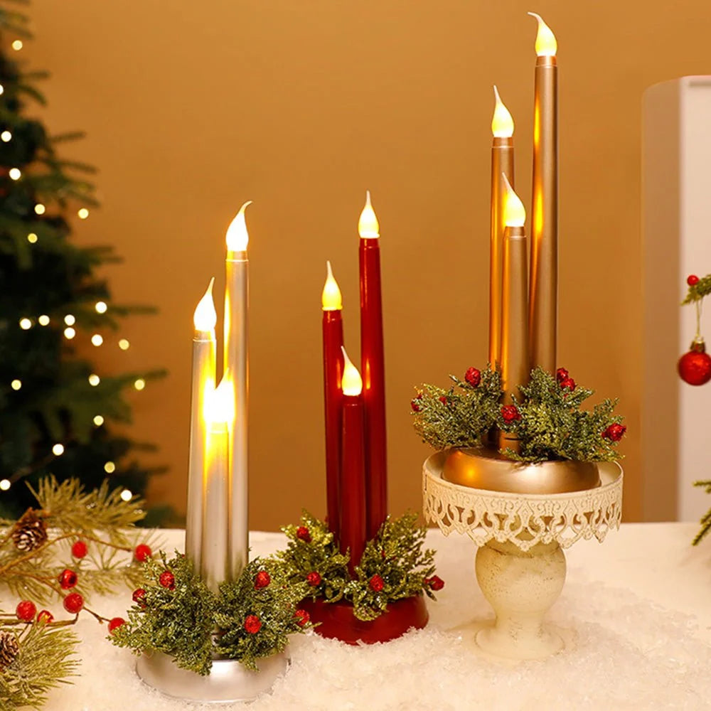 Flameless LED Candle with Remote Control – Realistic Flickering Light, Battery Operated for Safe Holiday Décor 8