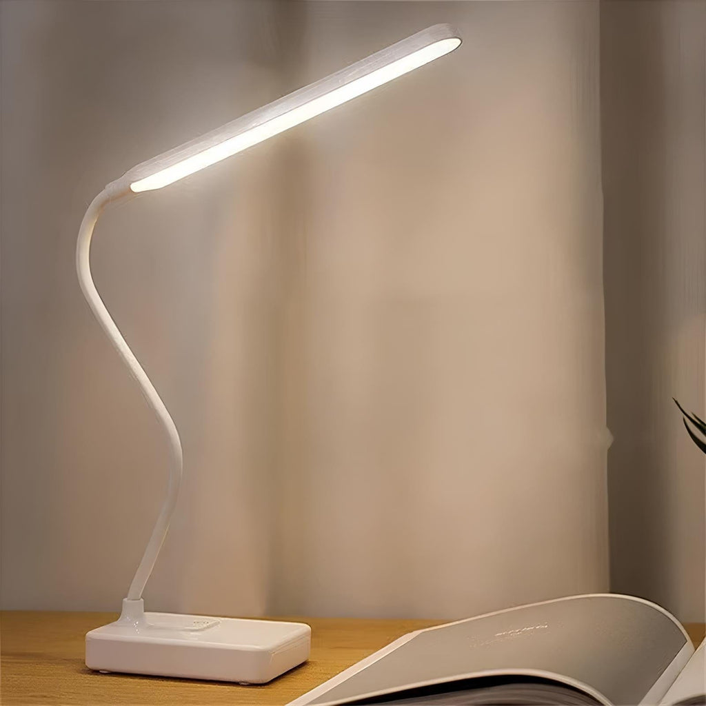 Flexible Arm Desk Lamp - USB Rechargeable, Dimmable & Cordless 0
