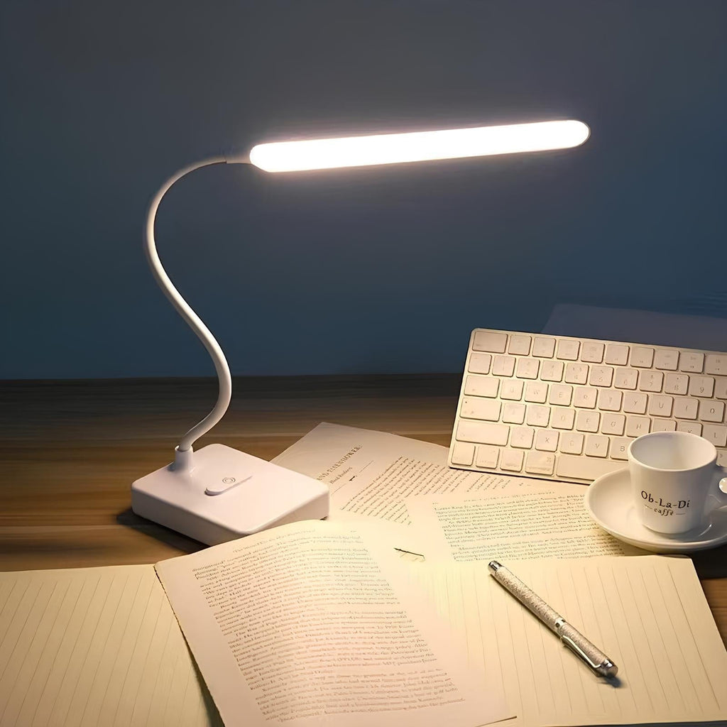 Flexible Arm Desk Lamp - USB Rechargeable, Dimmable & Cordless 6