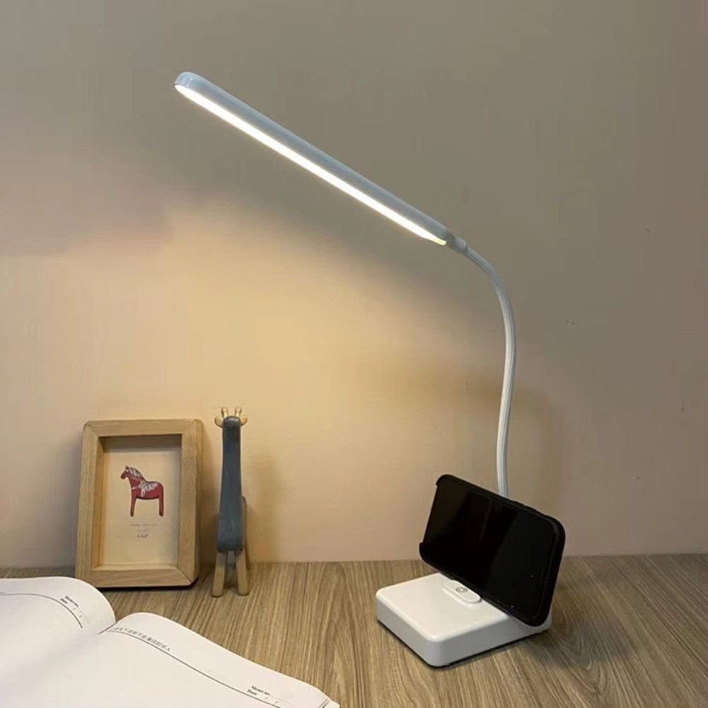 Flexible Arm Desk Lamp - USB Rechargeable, Dimmable & Cordless 8