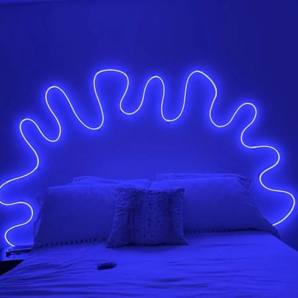 Flexible LED Light Strip for Stylish Wall Decoration – Warm White or RGB Options, Easy Installation, Perfect for Mood Lighting 9