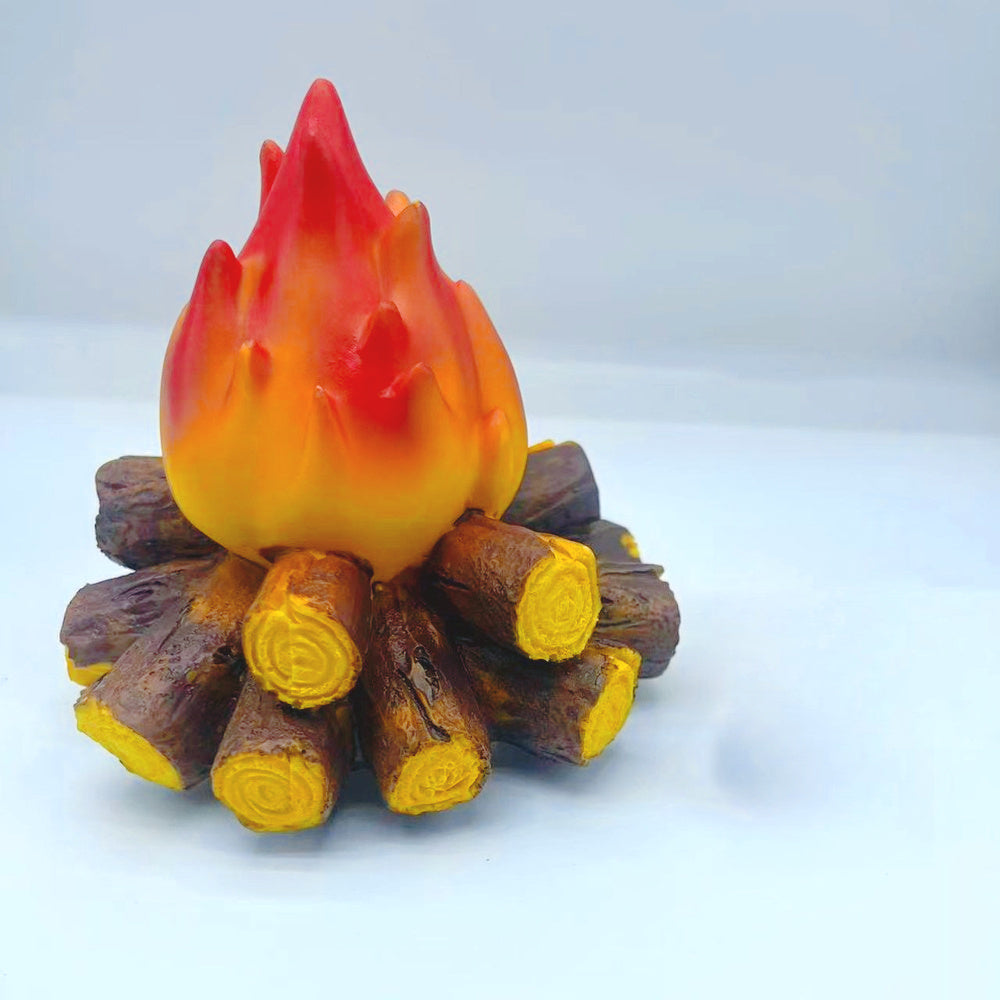 Flickering Flame LED Lamp – Realistic Campfire Effect, Battery-Powered, Safe Indoor/Outdoor Decor 4