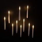 Floating LED Candles - Flameless Illumination with Wand Remote Control 6