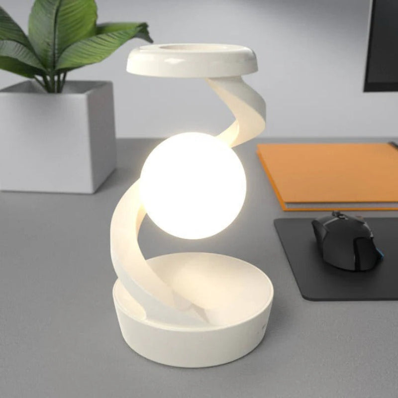 Floating Moon Lamp - Gesture Control & Wireless Charging Station 7