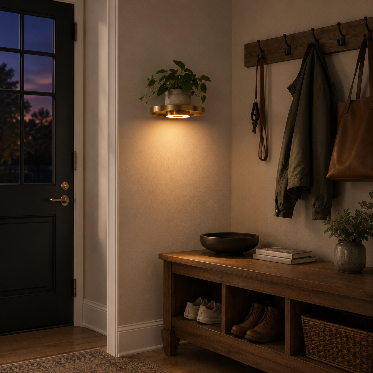 Floating Wall Shelf - Ambient LED Light for Stylish Display & Decor 6