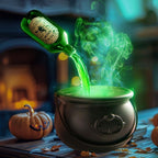 Floating Witch Cauldron Lamp - Unique Halloween Decor for Indoor Spaces 5