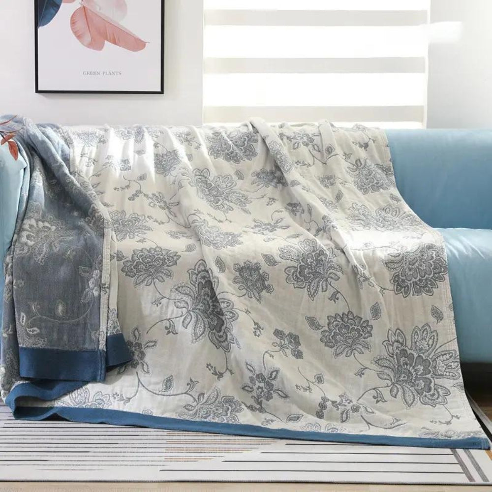 Floral Dream Cooling Blanket - Lightweight & Breathable Comfort 0