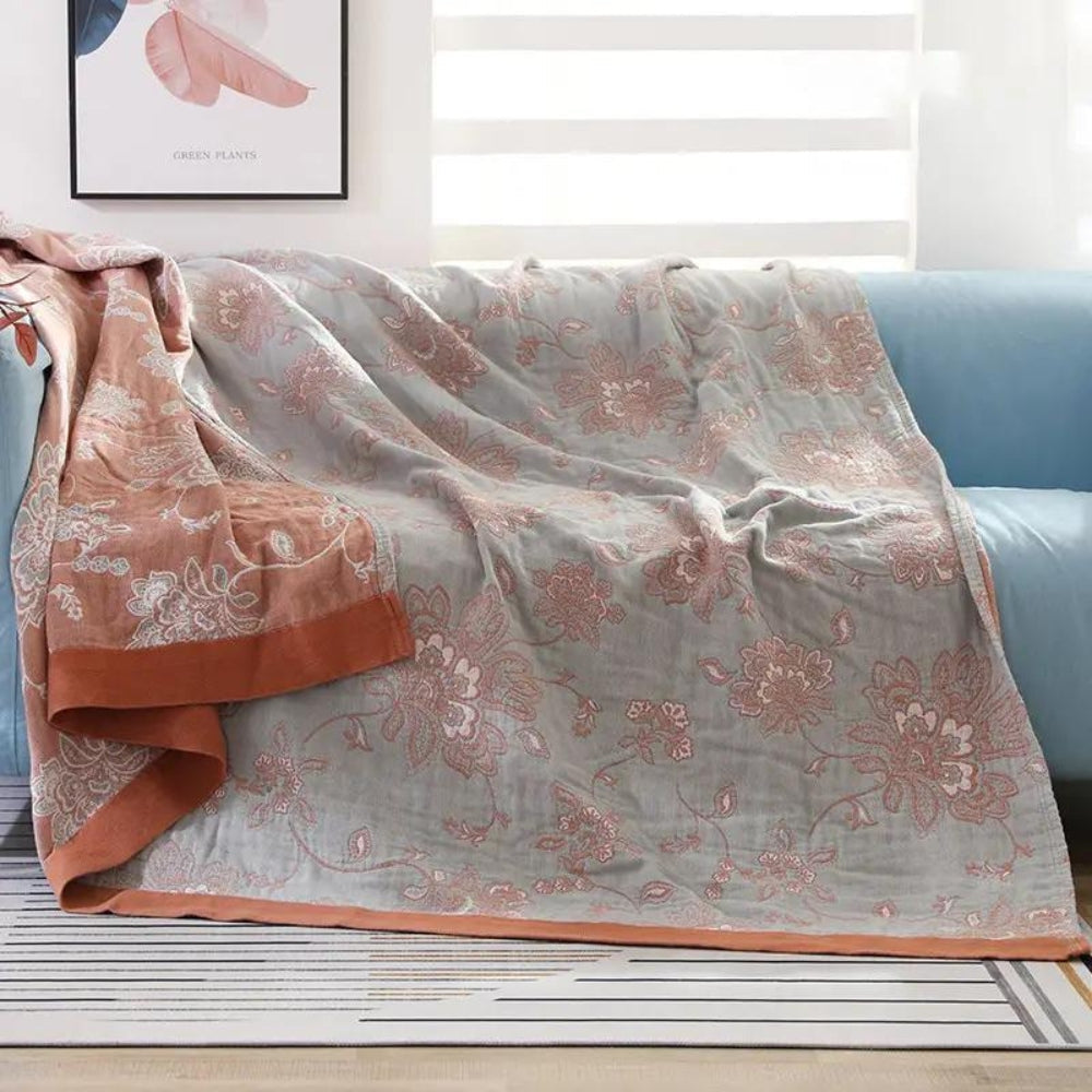 Floral Dream Cooling Blanket - Lightweight & Breathable Comfort 3