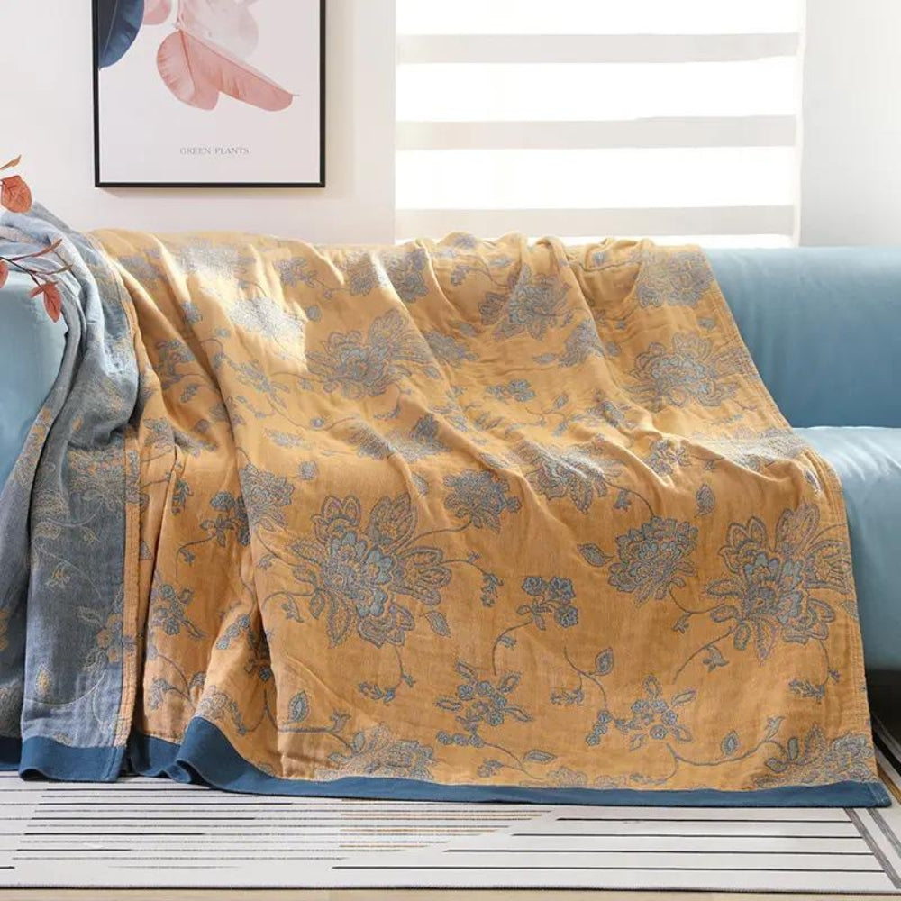 Floral Dream Cooling Blanket - Lightweight & Breathable Comfort 4