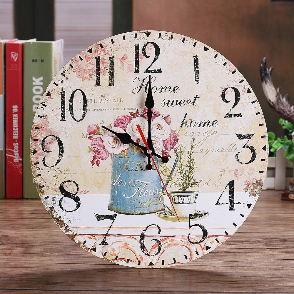 Floral Wall Clock - Elegant Modern Decor for Contemporary Interiors 3