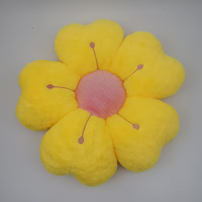 Flower Plush Throw Pillow - Cozy Decorative Couch Accent for Home 3