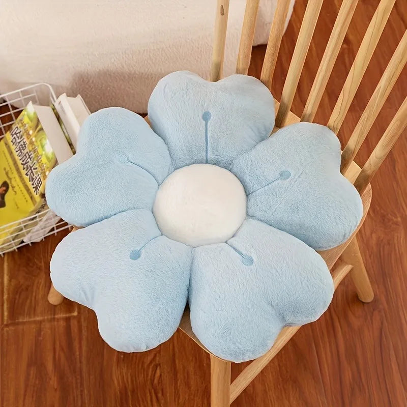 Flower Plush Throw Pillow - Cozy Decorative Couch Accent for Home 7