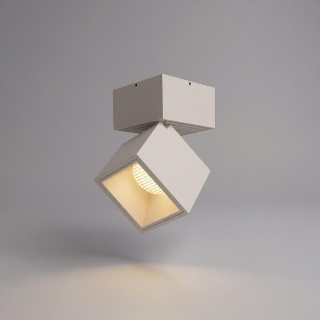 Flush Mount Ceiling Light - Adjustable Cube LED with Modern Design 3