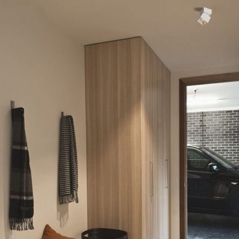 Flush Mount Ceiling Light - Adjustable Cube LED with Modern Design 8