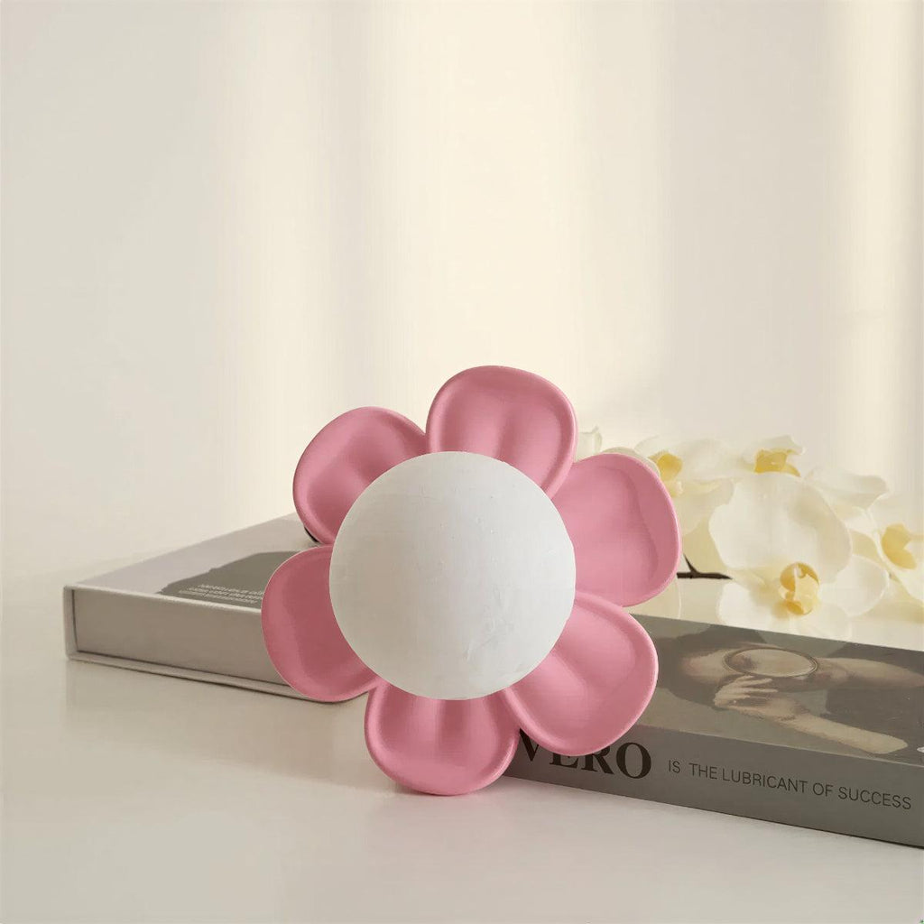 Flush Mount Ceiling Light - Ambient Flower Design with Globe Shade 1