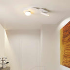 Flush Mount Ceiling Light - Minimalist Cloud Design with Soft LED Glow 4