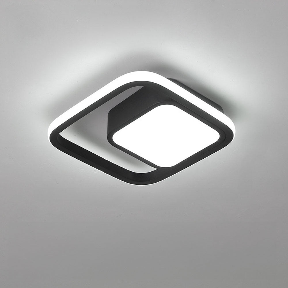 Flush Mount Ceiling Light - Modern Ring Design with Warm White Glow 5