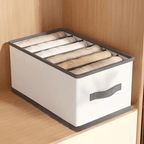 Foldable Drawer Organizer - Space-Saving Storage for Closet Drawers 0